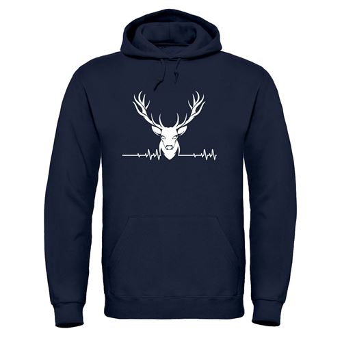 "Stag ECG" Hoodie-24