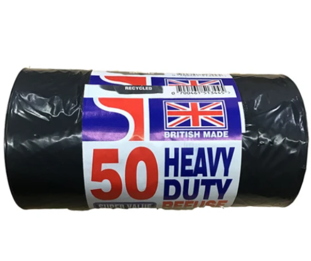 50 Heavy Duty Refuse Sacks