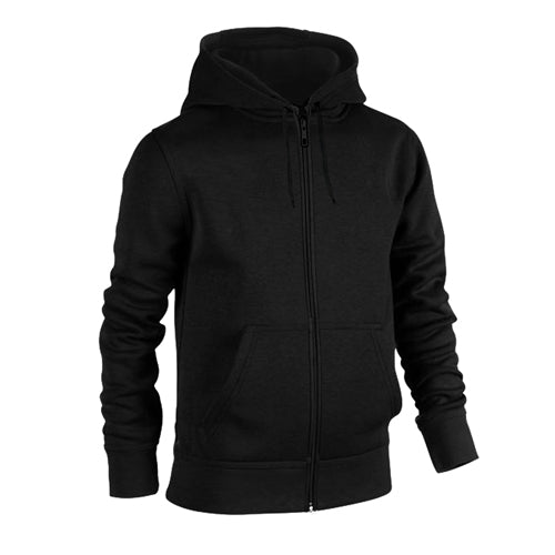 Urban Road Plain Zip Hoodie-0