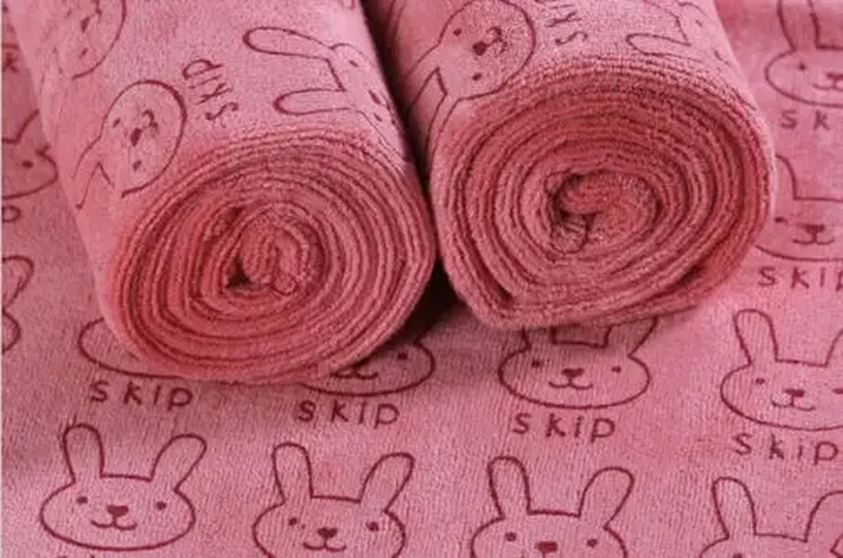 Rabbit Soft Microfiber Baby Bath Towels