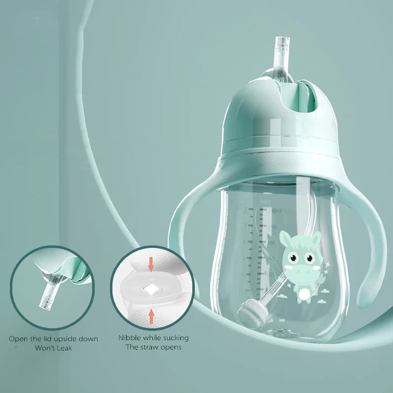 Baby Lamby Convertible Sippy Cup Bottles with Dual Heads