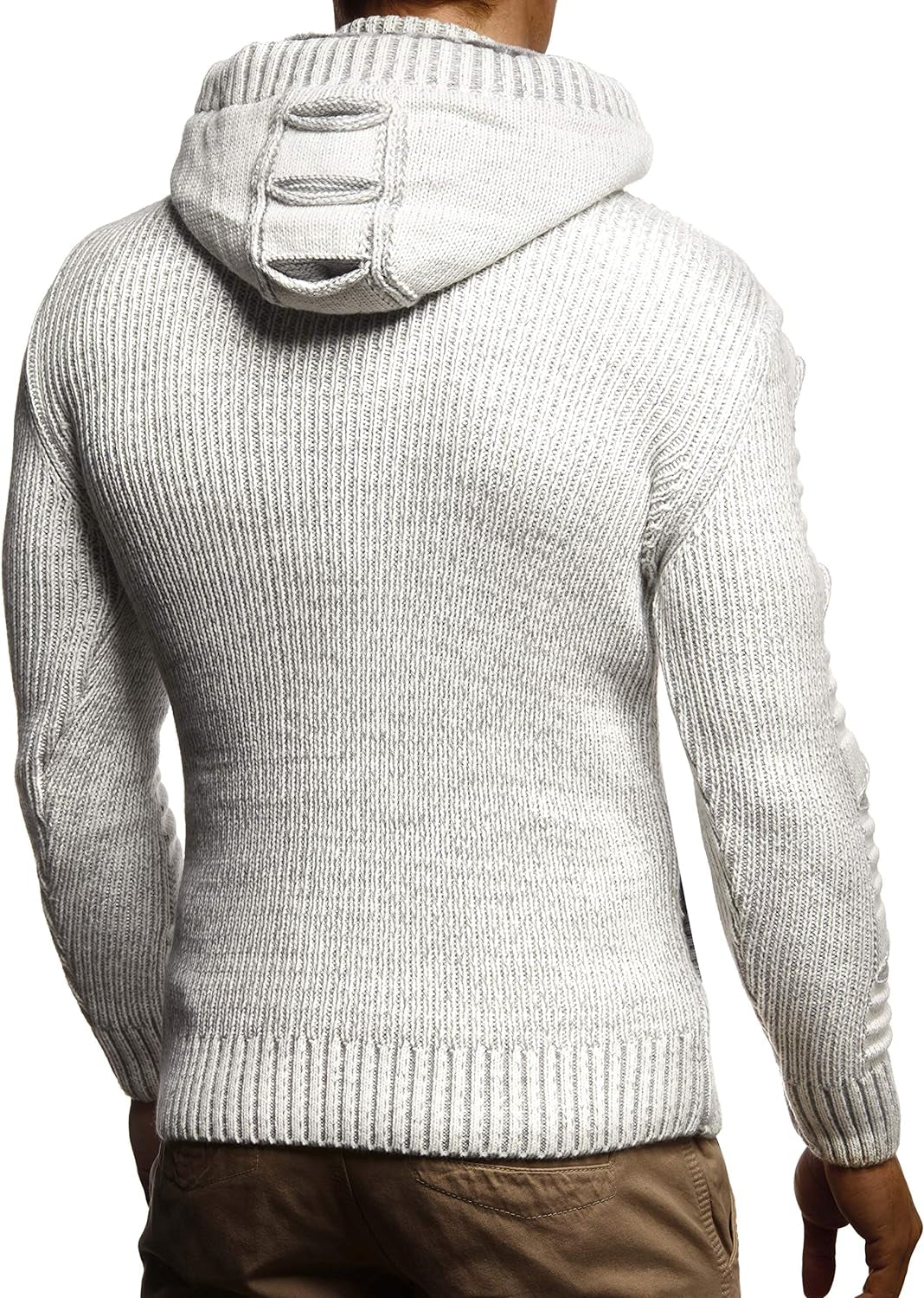 Leif Nelson Men's Stylish Knit Sweater With Buttons