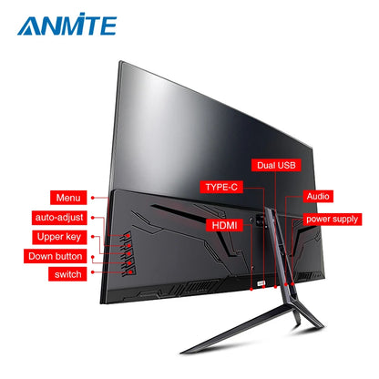 Anmite 27 inch 75hz HDR Curved FHD 1920 x 1080 Gaming Monitor