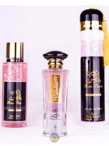 3 in 1 Gift Set - Rose Paris Night Collection