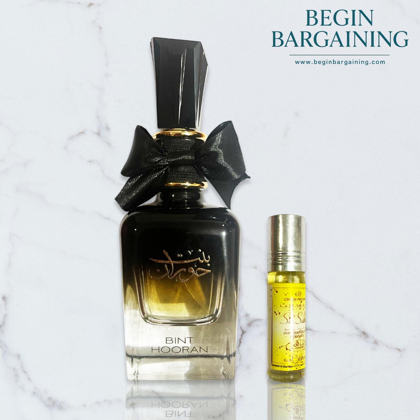 Bint Hooran 100 ml Eau de Parfum + FREE 6 ml Perfume Oil (Selected by Begin Bargaining)