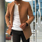 Slim Single-Breasted Solid Color Business Jacket