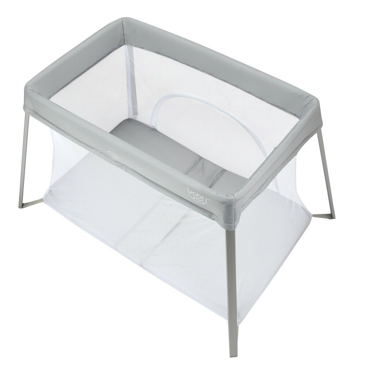 Lightweight Folding Playpen with Zipper Access Door