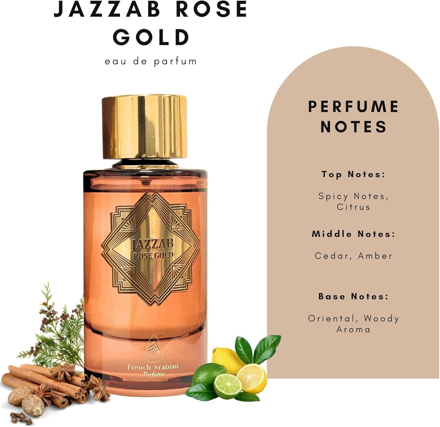 Jazzab Rose Gold - Eau De Parfum 100ml