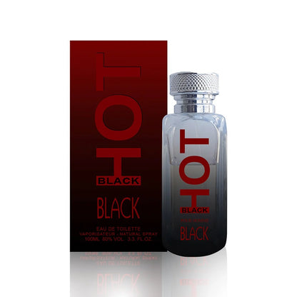 Hot Black Black - 100ml EDT For Men