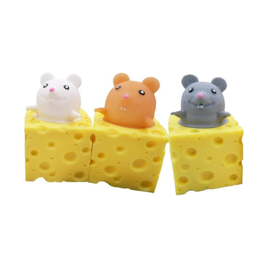 x3 Pop It Cheezee Mouse Toy