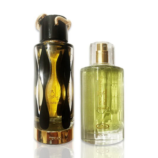 Teriaq Intense 100 ml Eau de Parfum + FREE 50 ml Perfume Spray (Selected by Begin Bargaining)